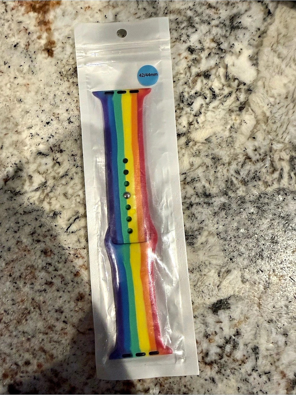 Rainbow Striped Apple Watch Band